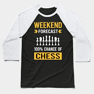 Weekend Forecast Chess Baseball T-Shirt